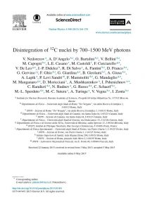 Disintegration of 12C nuclei by 700-1500 MeV photons